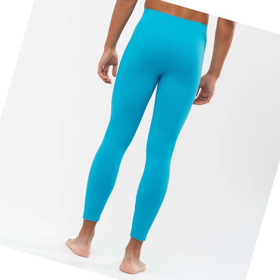 Pantalones Salomon ESSENTIAL SEAMLESS Hombre Azules | MX 3192KOR